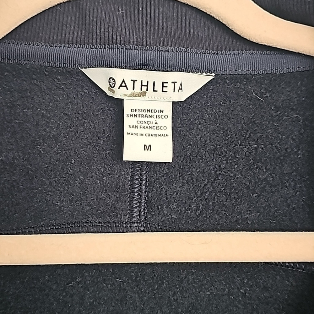Like New Athleta Polartec 1/4 zip sweatshirt. Medium - Picture 2 of 3